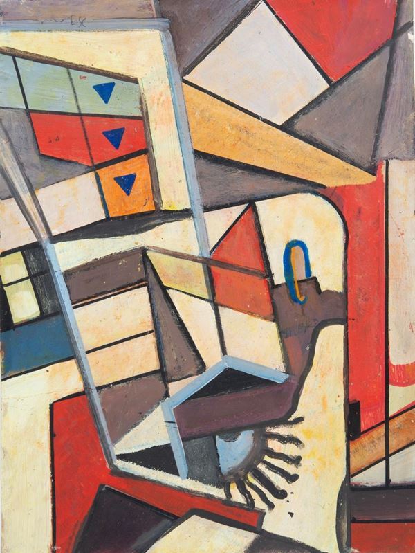KASIMIR KONSTANTIN MEDUNETSKY - Painting "CONSTRUCTIVIST COMPOSITION"