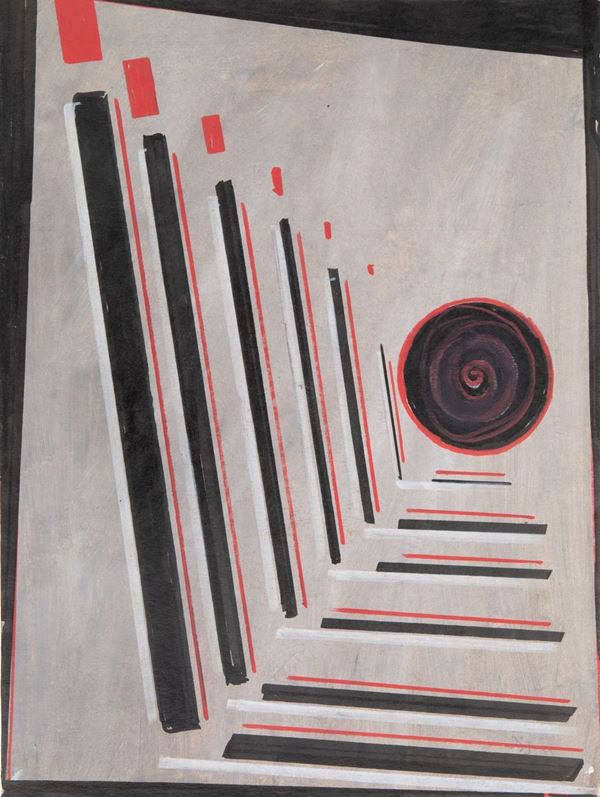 KASIMIR KONSTANTIN MEDUNETSKY - Painting "CONSTRUCTIVIST COMPOSITION"