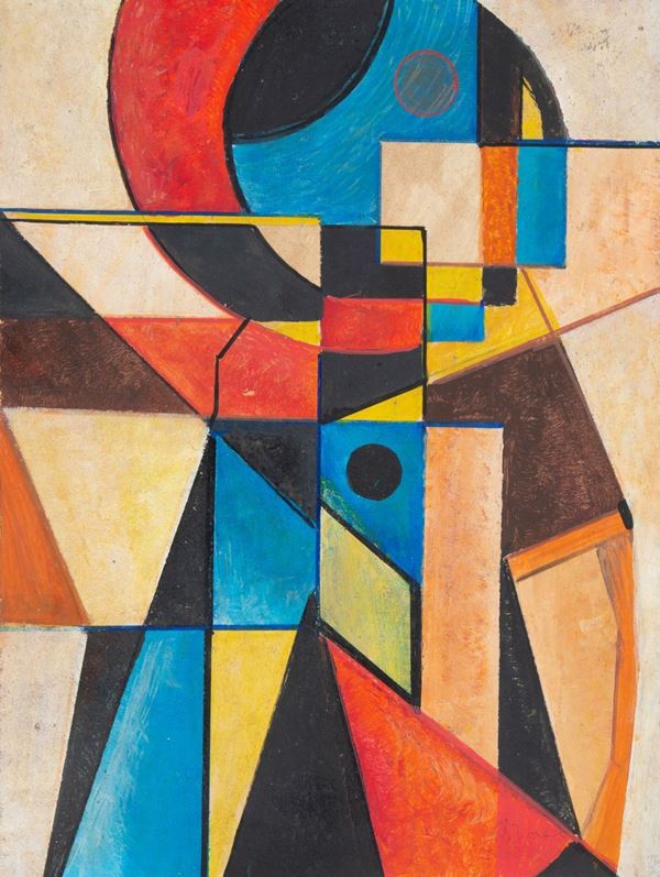 KASIMIR KONSTANTIN MEDUNETSKY - Painting "CONSTRUCTIVIST COMPOSITION"