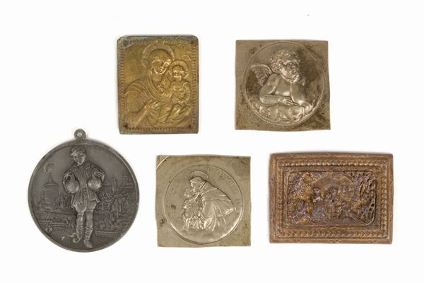 Five plaques