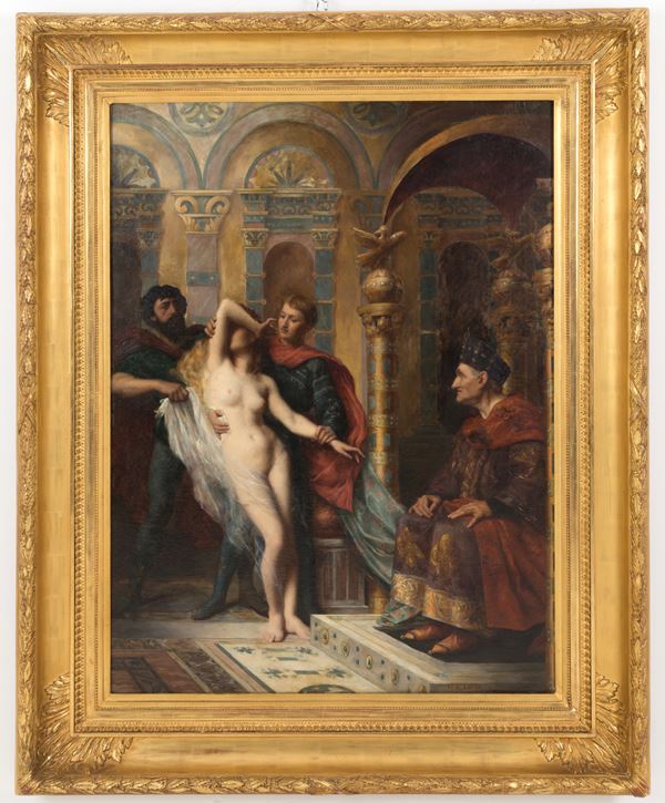 HORACE DE CALLIAS - Dipinto "ESTER ED ASSUERO"