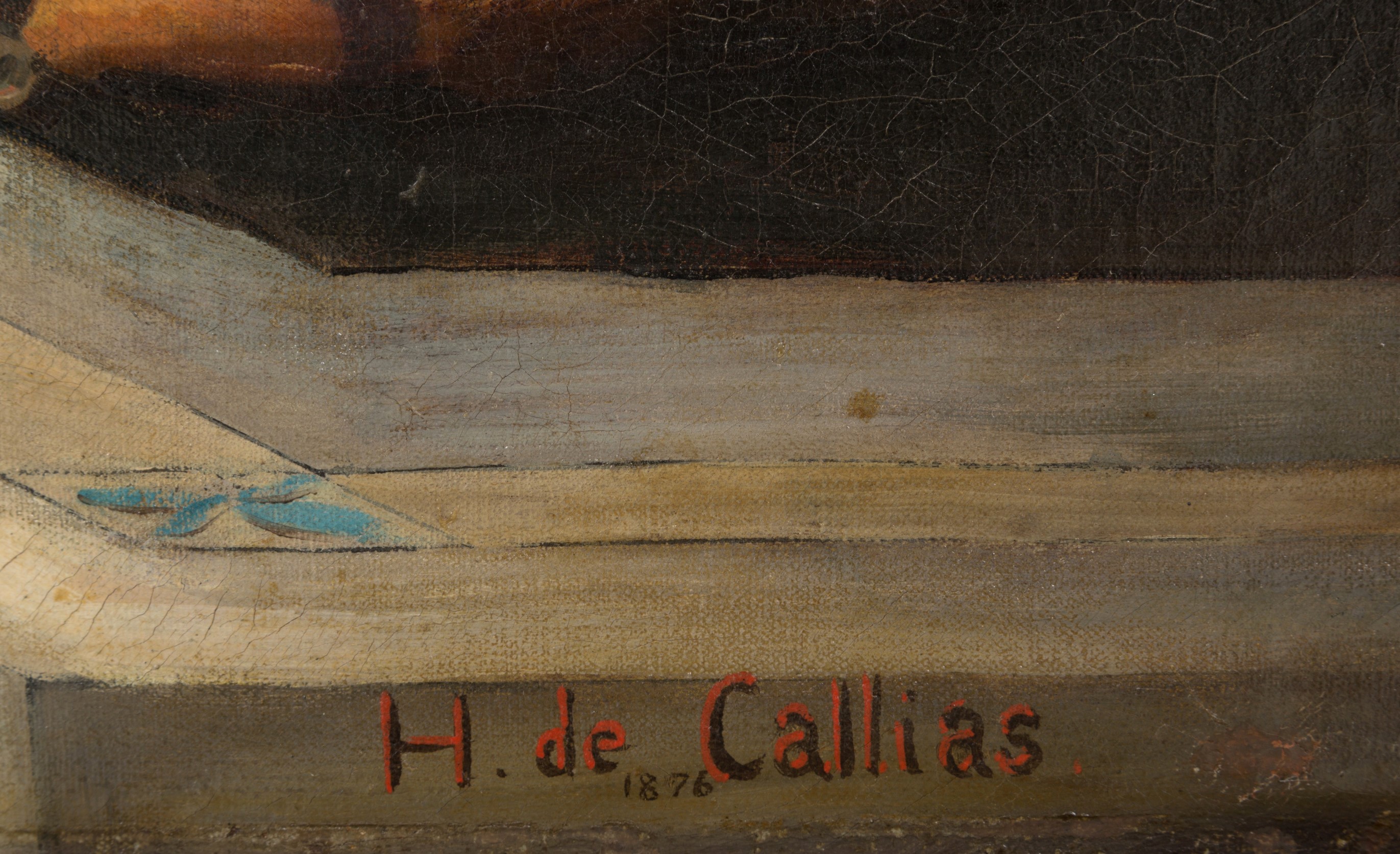 Horace De Callias - Dipinto "ester ed Assuero"