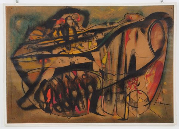 PAOLO GIOLI - Painting "ABSTRACT SUBJECT"