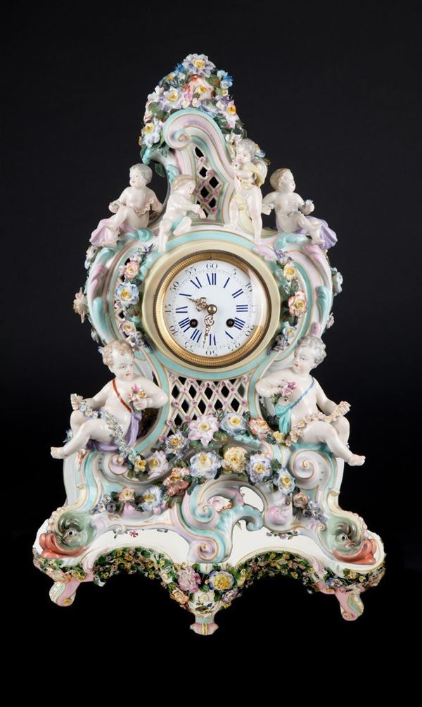 Porcelain clock