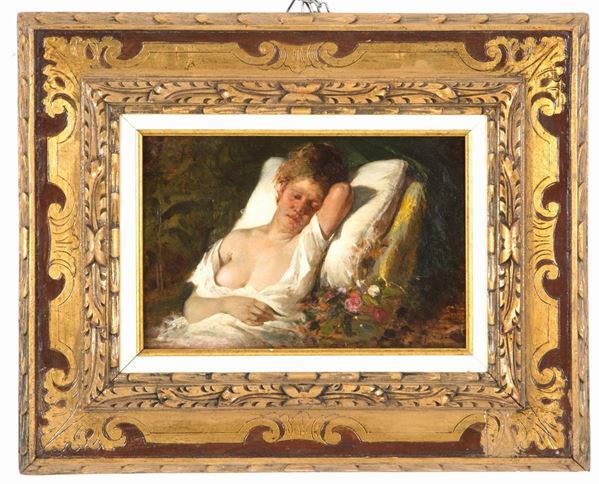 Painting "SLEEPING WOMAN"
