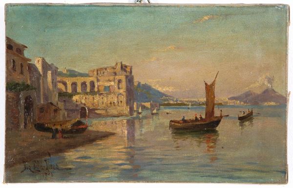 IDA CELERI VIENA - Painting "NEAPOLITAN COAST"