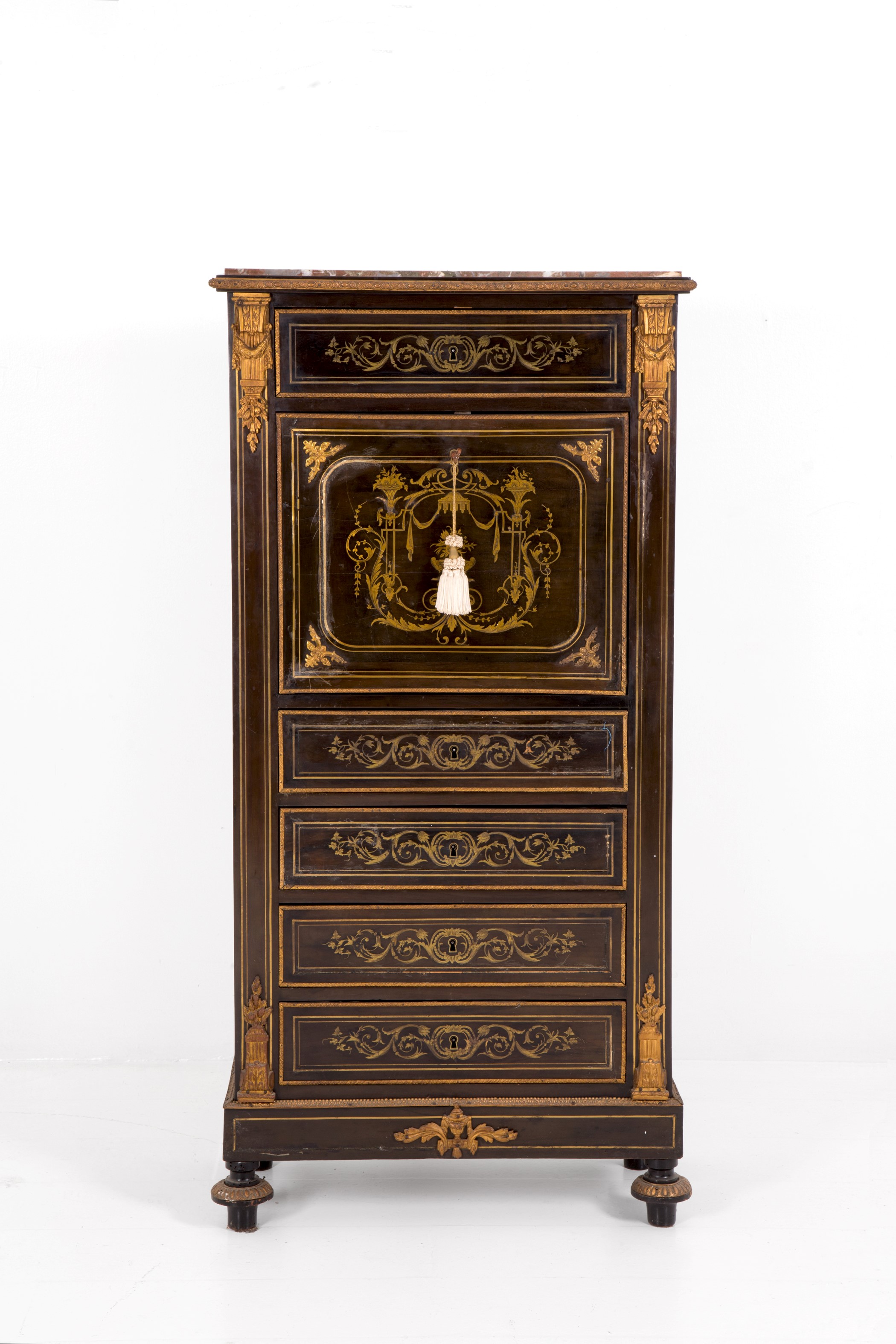 Secretaire tipo boulle