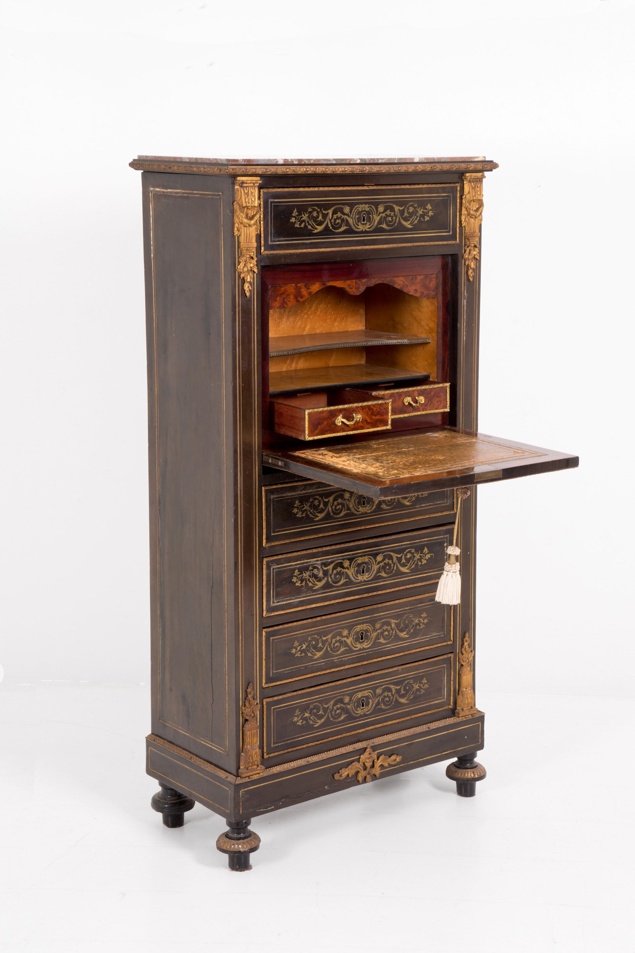 Secretaire tipo boulle