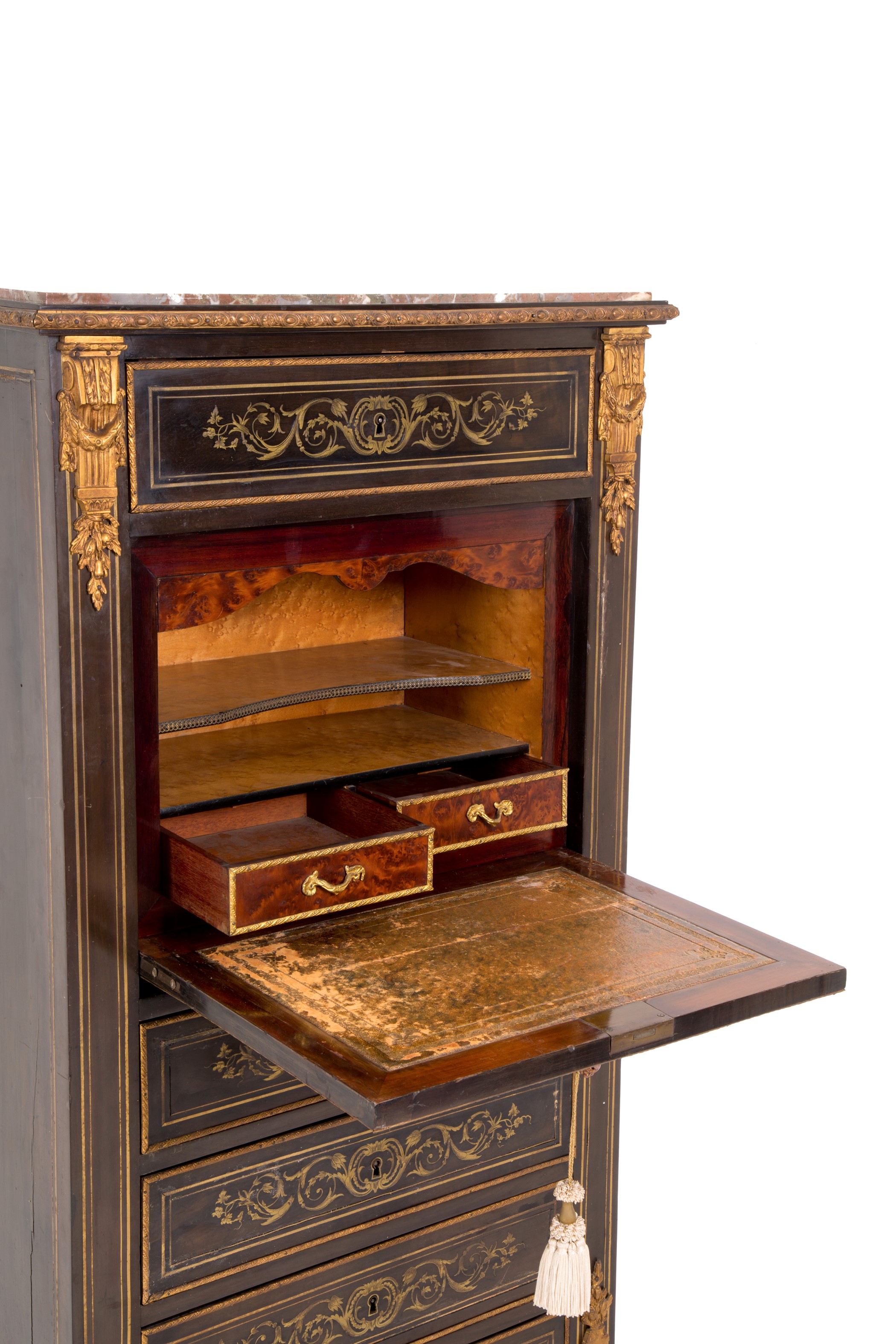 Secretaire tipo boulle