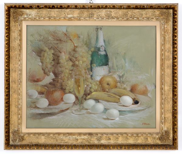 ENRICO FELISARI - Painting "STILL LIFE"