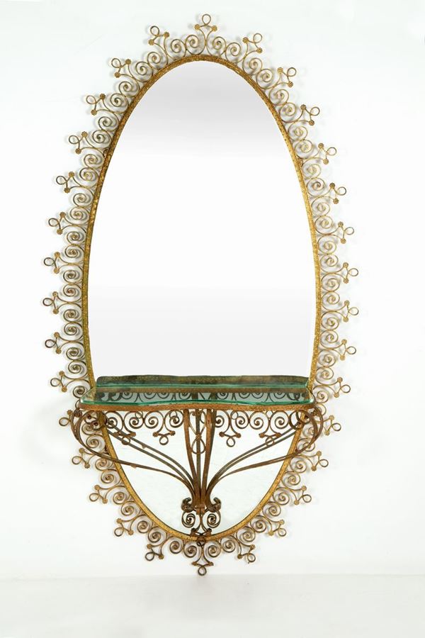 PIER LUIGI COLLI - Mirror with console