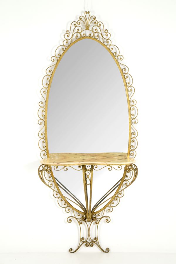 PIER LUIGI COLLI - Mirror with console