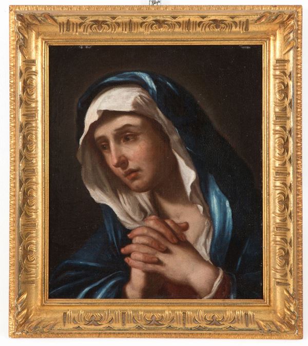 CESARE GENNARI - Painting "PRAYING MADONNA"