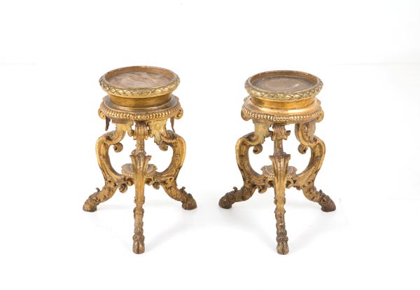 Pair of vase holders
