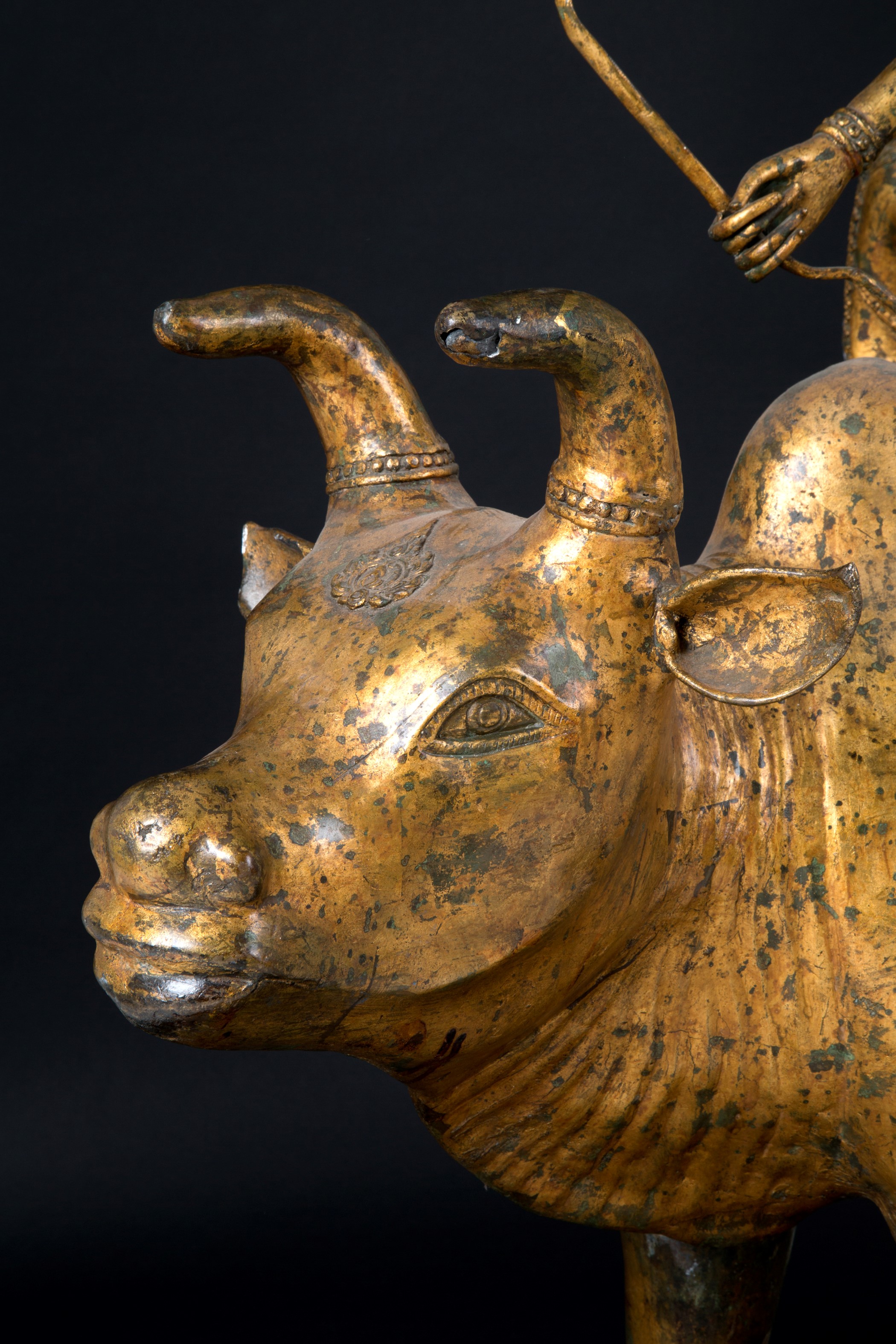 Scultura "SHIVA SUL TORO NANDI"