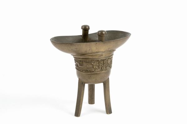 Ancient bronze vase