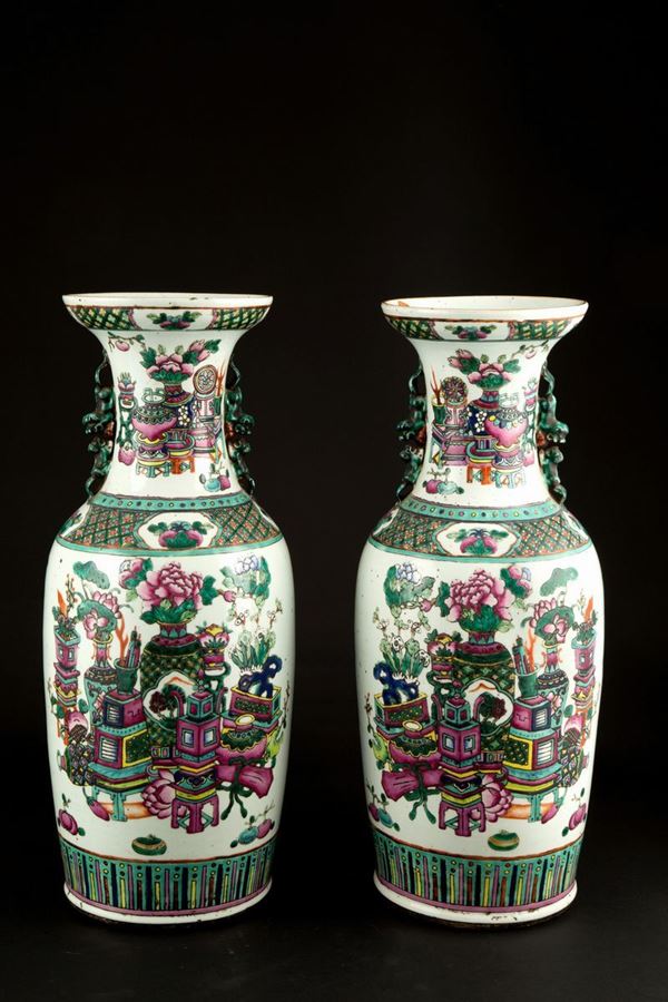 Pair of vases