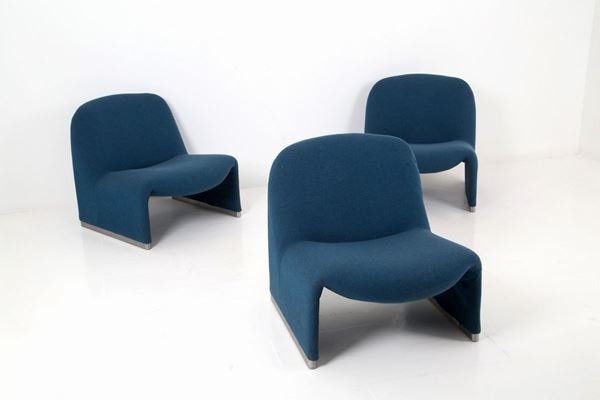 GIANCARLO PIRETTI - Three Alky armchairs for ANONIMA CASTELLI