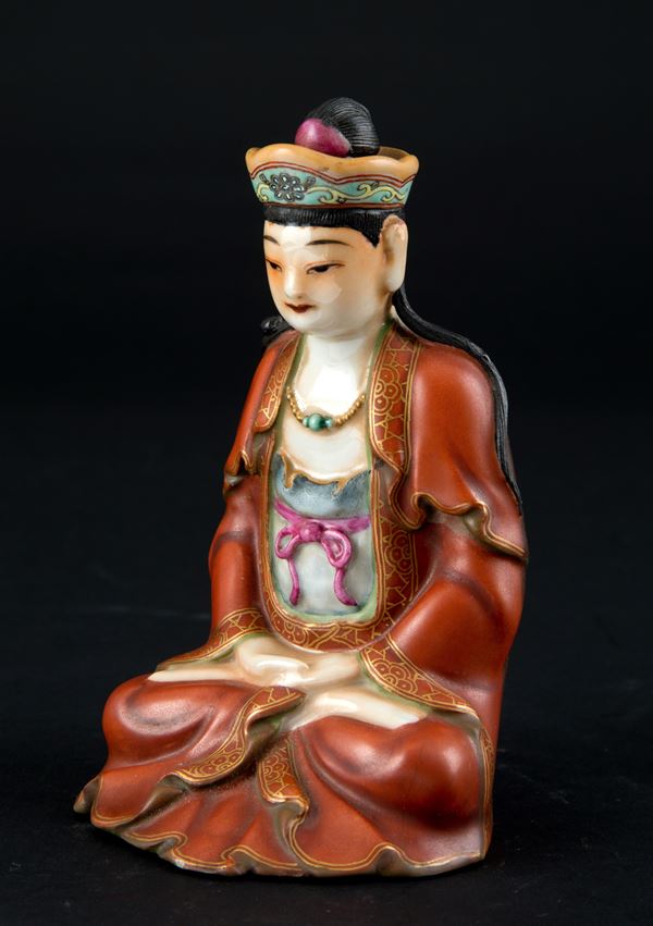 Bodhisattva in porcellana