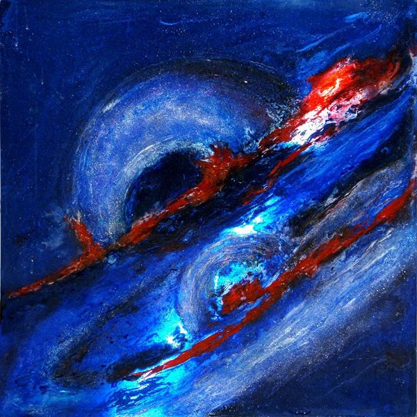 GIOVANNA MALACARNE - Mixed technique "GALAXY"