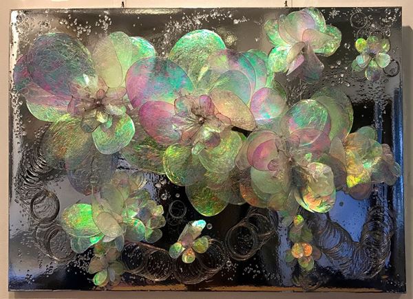GIOVANNA MALACARNE - Mixed technique "MOTHER OF PEARL"