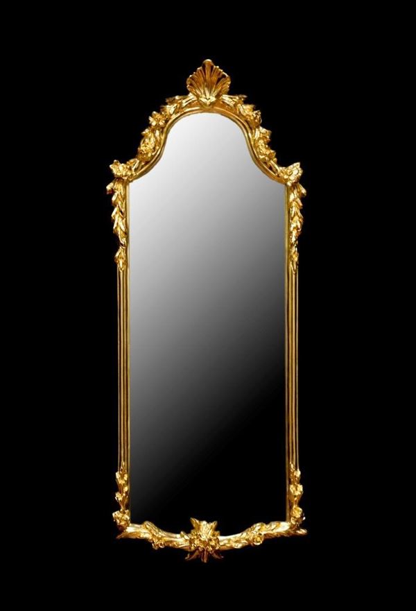 Wooden mirror frame