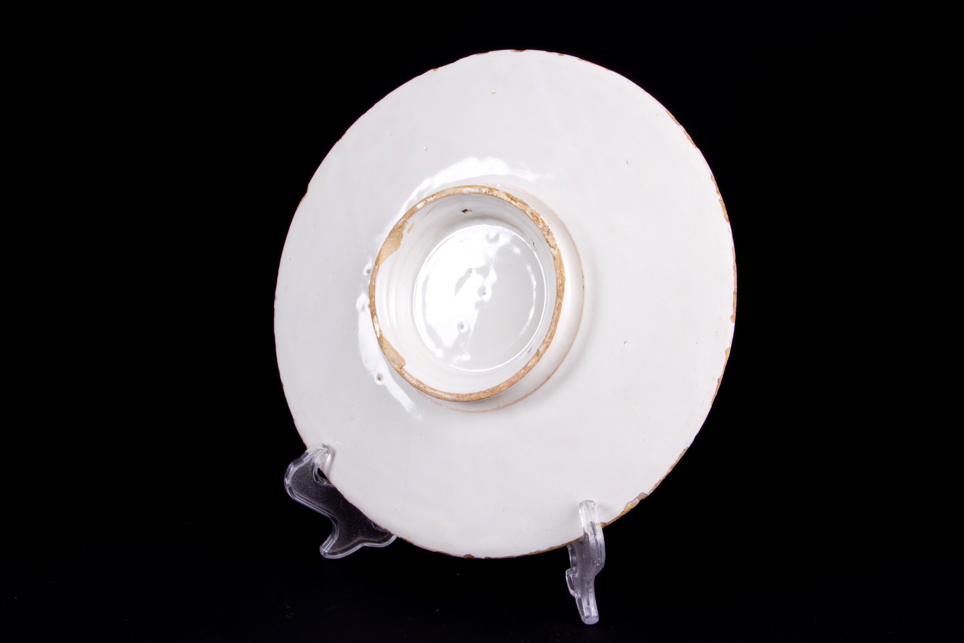 Alzatina in maiolica