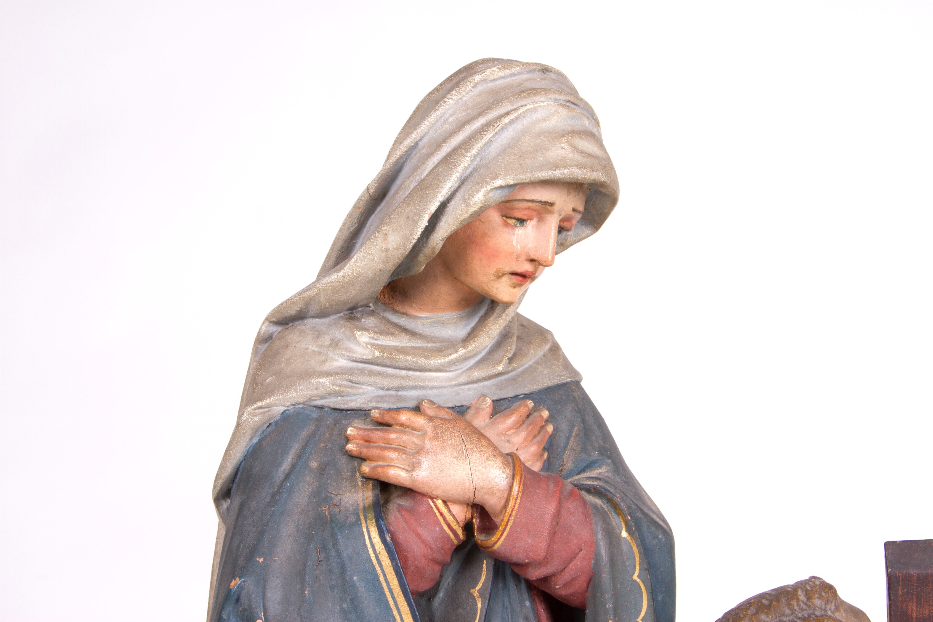 Scultura "ADORAZIONE AI PIEDI DELLA CROCE"