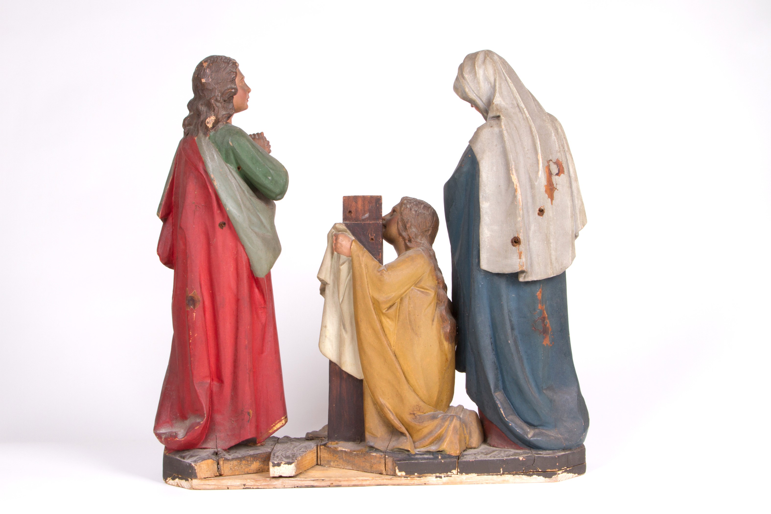 Scultura "ADORAZIONE AI PIEDI DELLA CROCE"