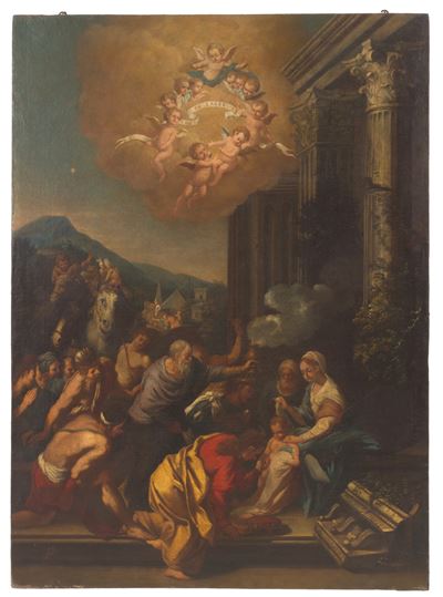 Dipinto "adorazione dei Magi"