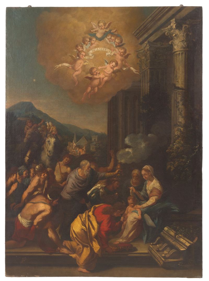 Dipinto "adorazione dei Magi"