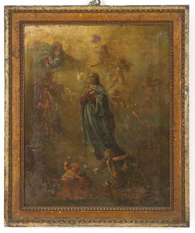 Dipinto "assunzione della Vergine"