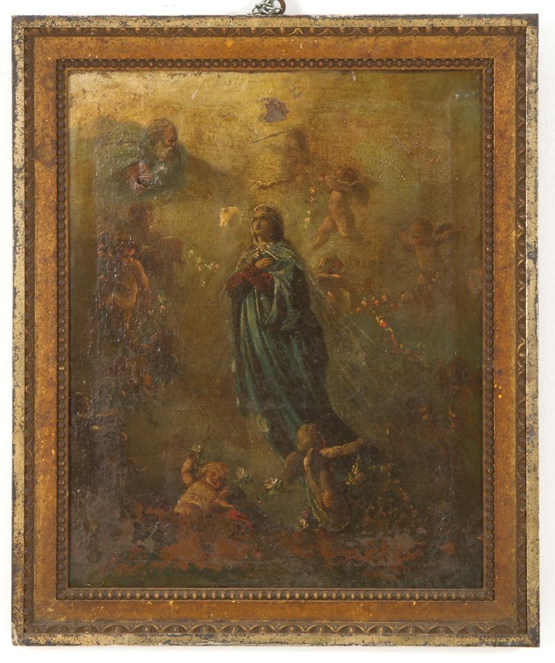 Dipinto "assunzione della Vergine"