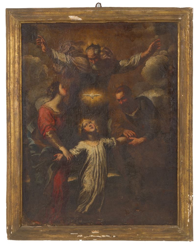 Dipinto "le Due Trinita' "
