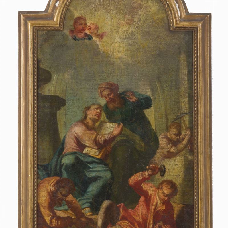 Dipinto "allegoria delle Arti e dei Mestieri"