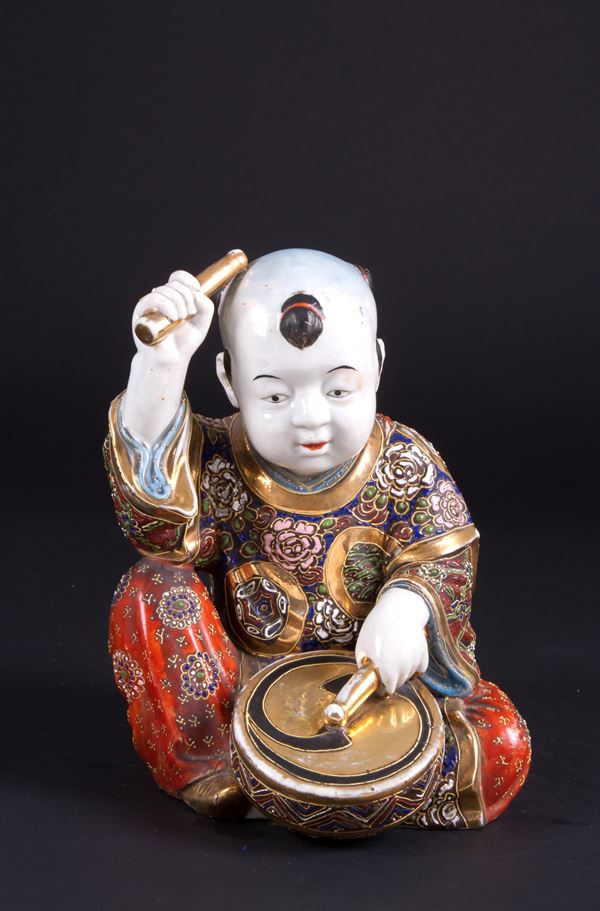 Sculpture "DRUM PLAYER"