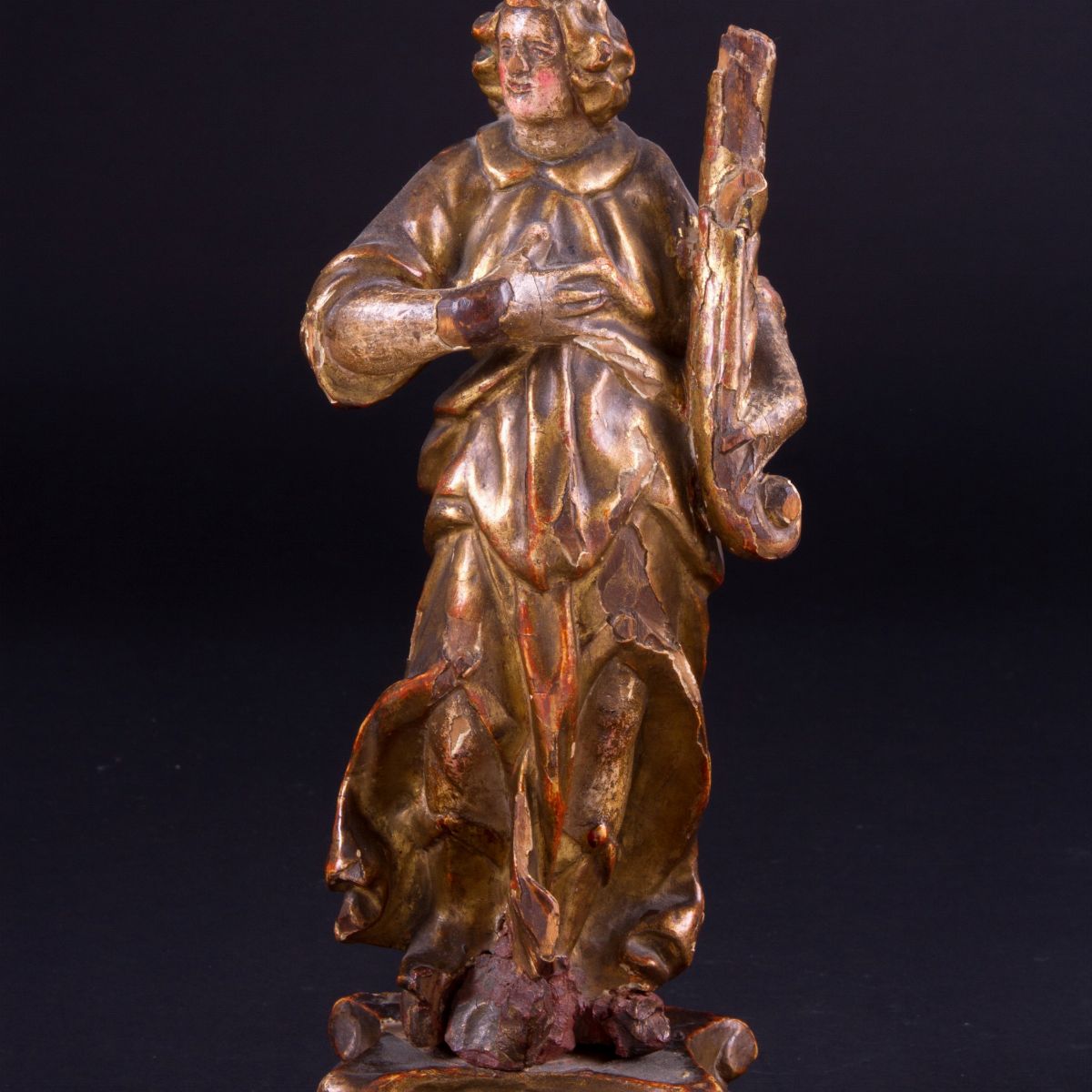 Scultura "FIGURA CON CORNUCOPIA"