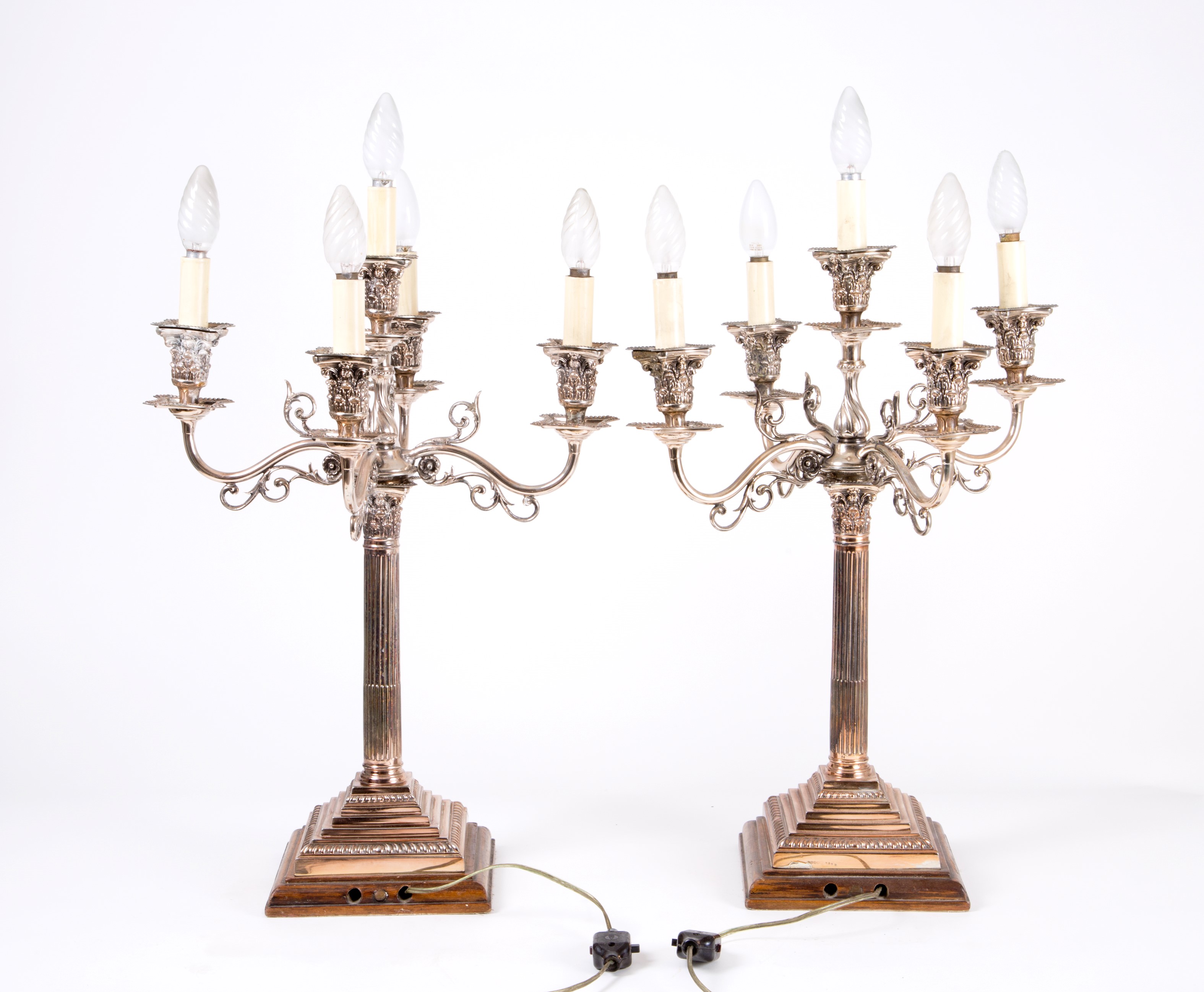 Coppia di candelabri