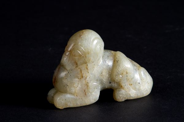 Jade Sculpture "FANTASTIC ANIMAL"