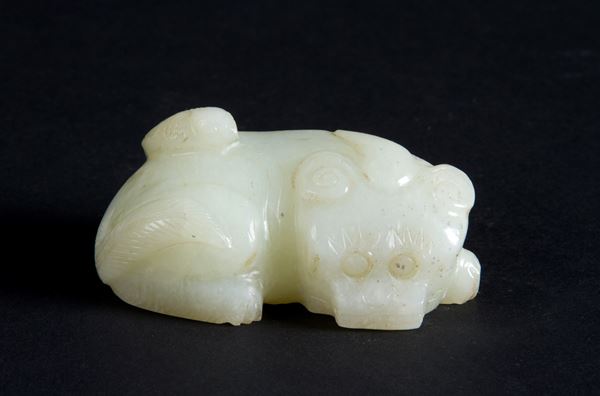 Jade sculpture "FO DOG"