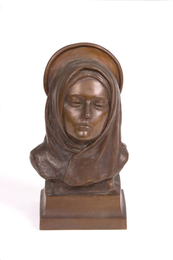 ANTONIO UGO - Bronze sculpture "VIRGIN MARY"