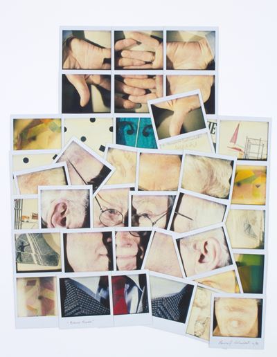 Mosaico di polaroids 'BRUNO MUNARI, 1992'