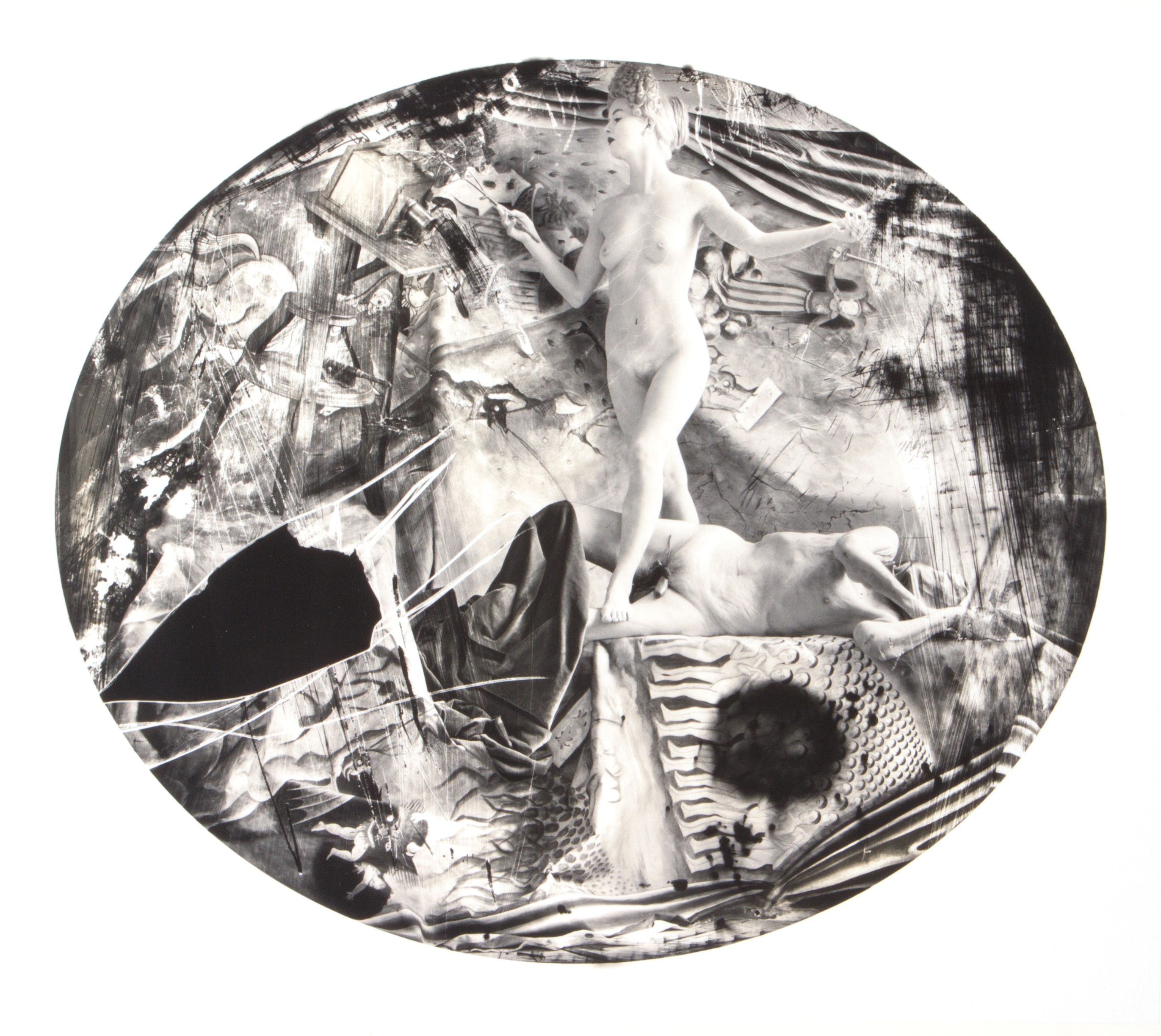 Joel Peter Witkin - "eve Knighting Daguerre, 2003"