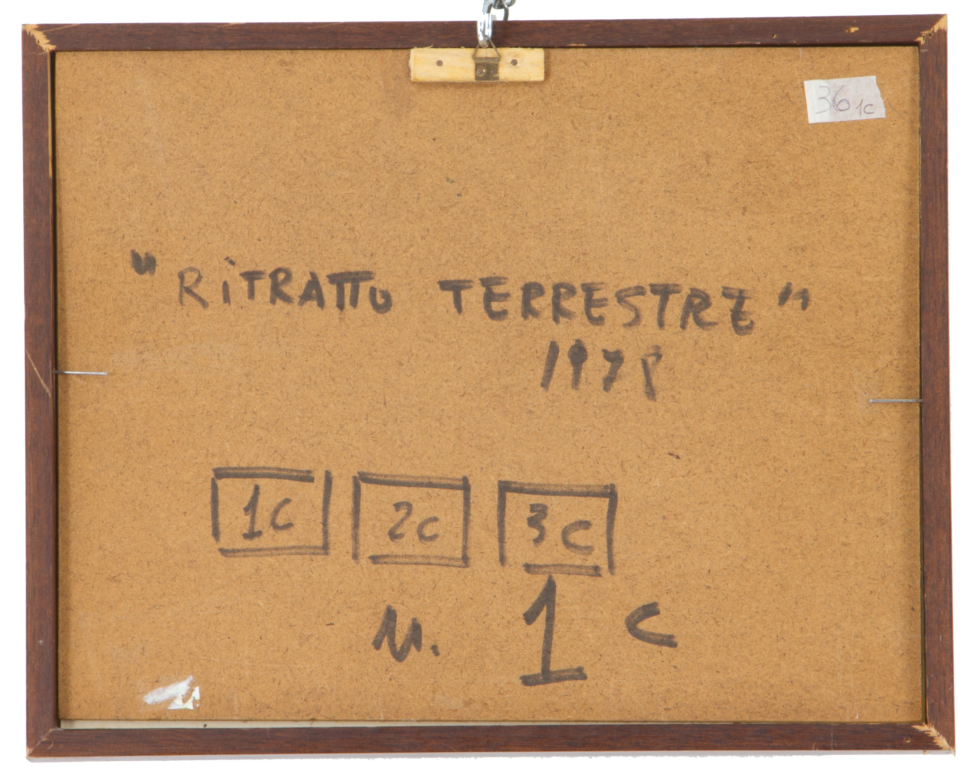 Michele Zaza - "ritratto Terrestre, 1978"