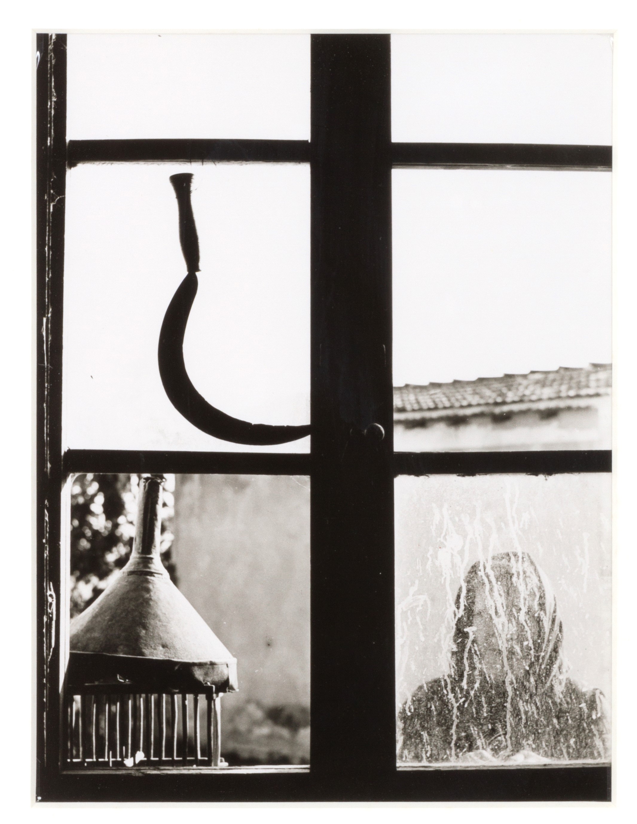 Alfredo Camisa - "finestra con Gabbia e Imbuto, 1955"