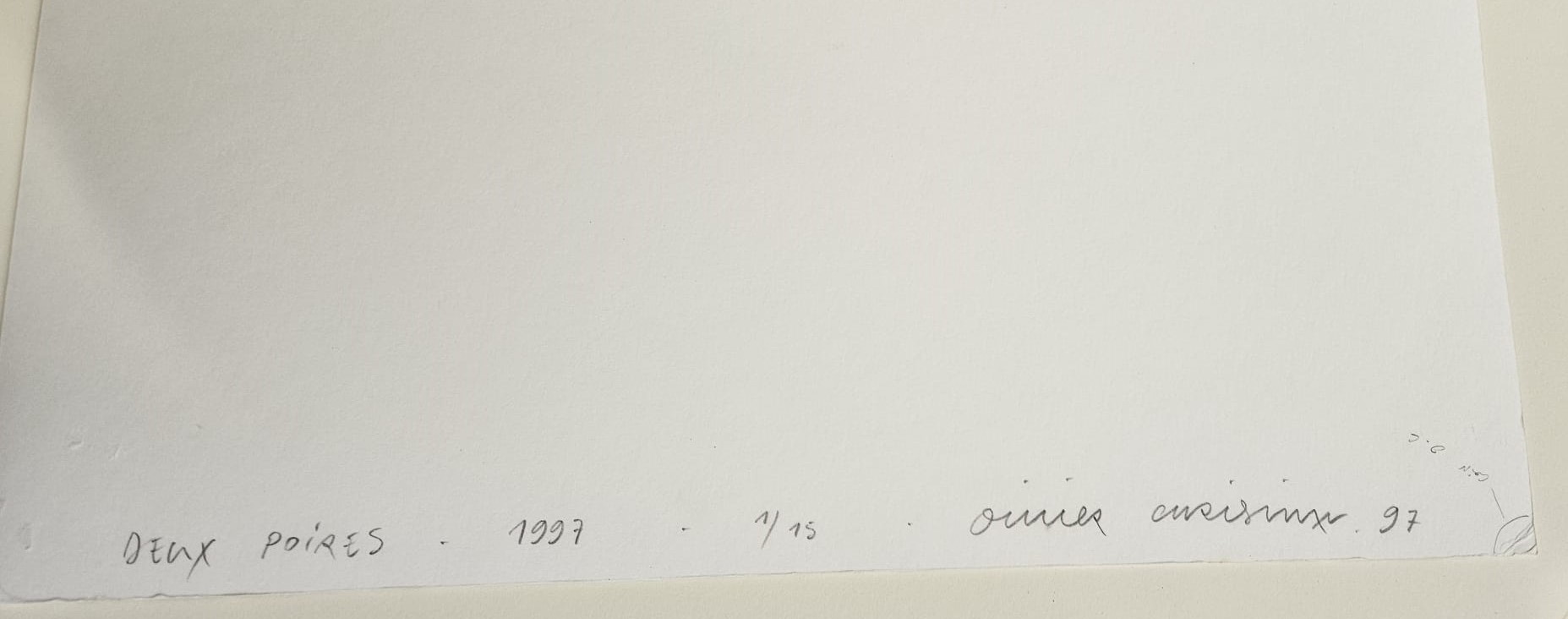 Olivier Christinat - "due Pere, 1997"