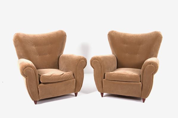 GUGLIELMO ULRICH - Pair of armchairs