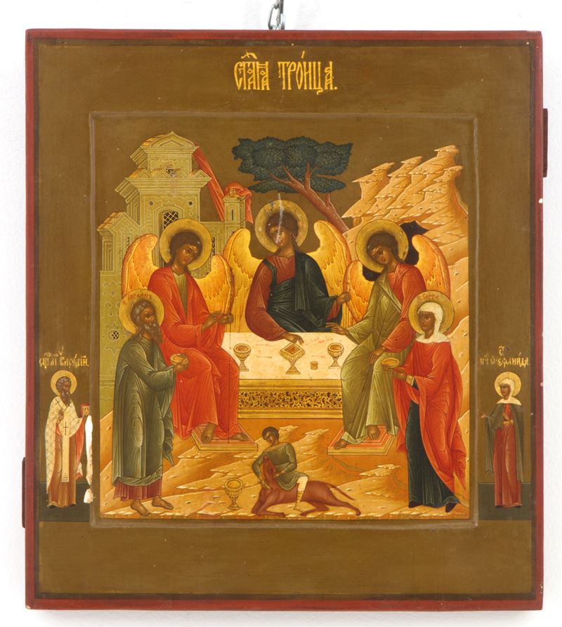 Icona "abramo e i Tre Angeli"