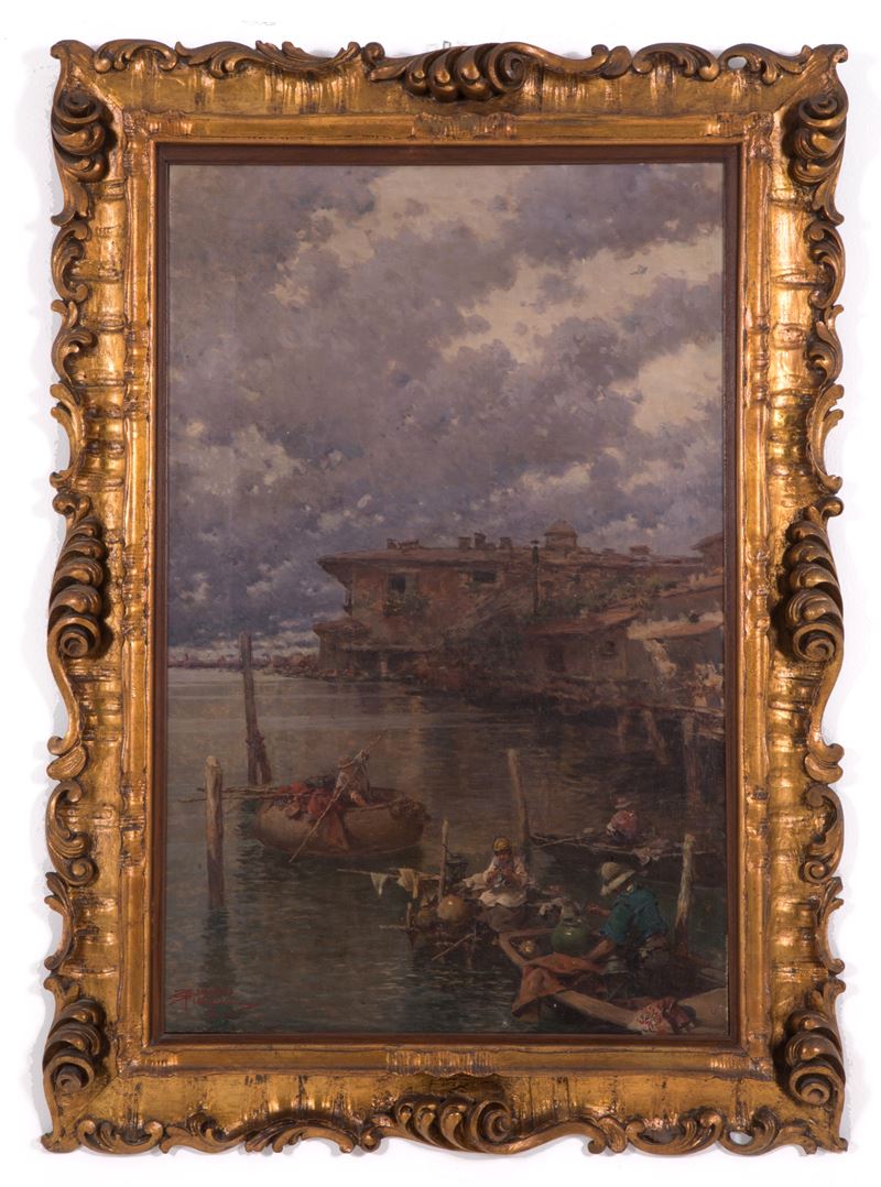 Riccardo Pellegrini - Dipinto "bufera Imminente"