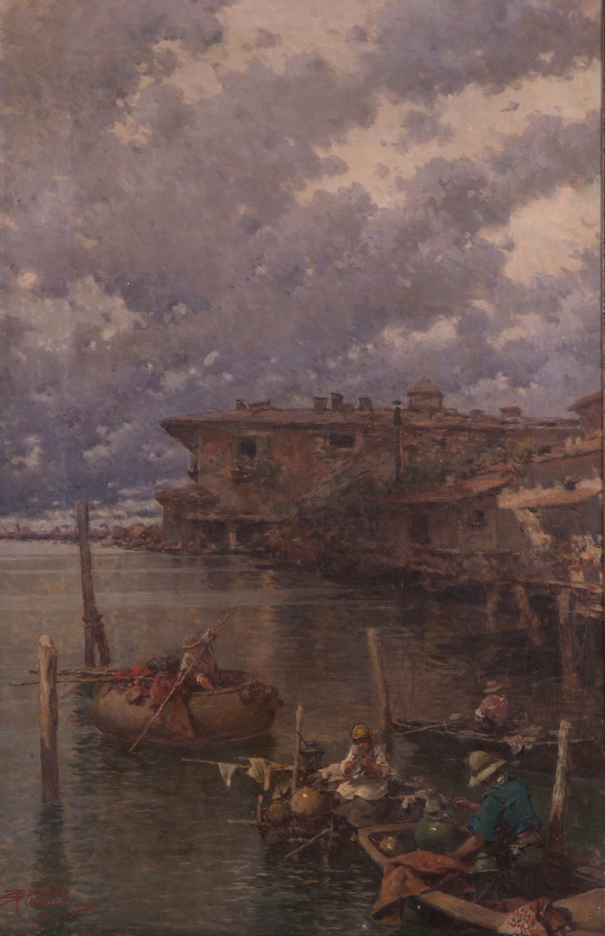 Riccardo Pellegrini - Dipinto "bufera Imminente"